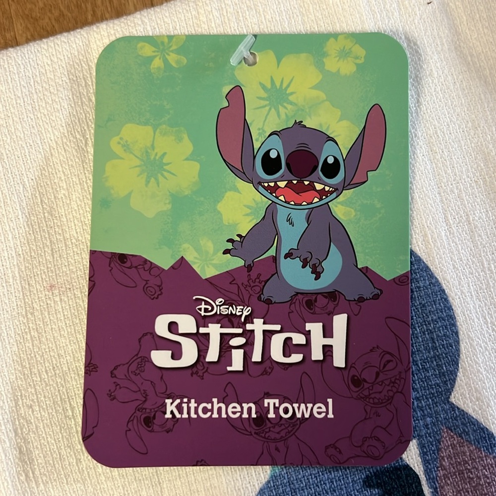 Disney Stitch 2Pc Kitchen Towel Set NWT - Picture 7 of 11